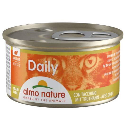 Almo Nature Daily Menu 6 X 85 G Mousse Med Kalkun