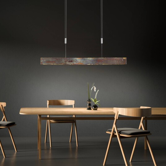 Rothfels Malu LED-hengelampe, oksidert gull 119 cm
