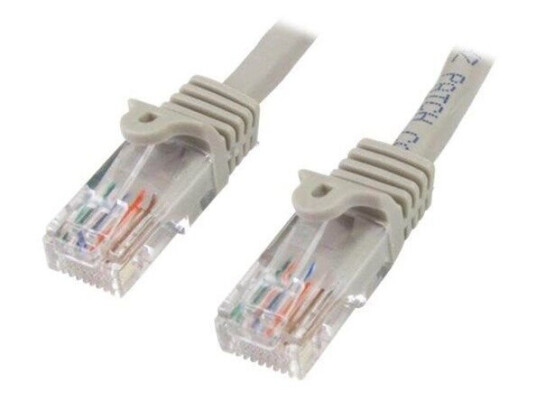 StarTech 10m Cat5e Snagless Nettverkskabel Grå RJ-45