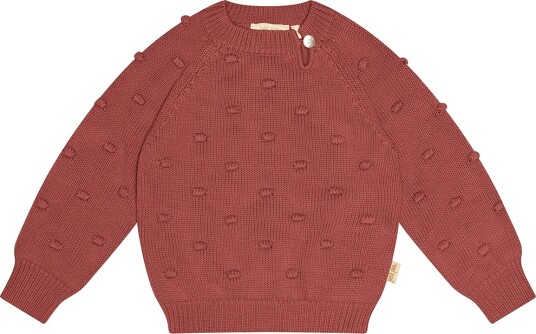 Petit Piao Genser Strikk Berry Dust Petit Piao 6 år 116 Genser Rød