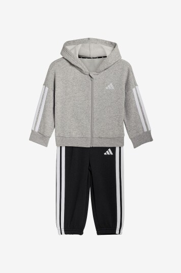 Adidas Sport Performance Sett I 3S FZ FL Jog Grå