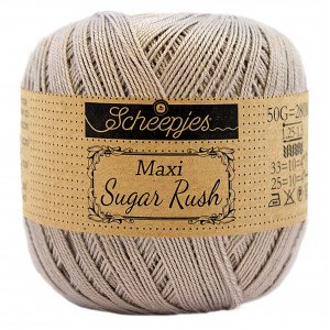 Scheepjes Maxi Sugar Rush Garn Unicolor 406 Myk Beige