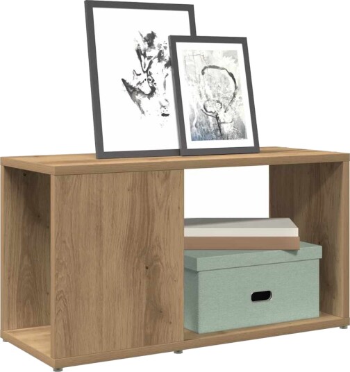 TV-benk artisan eik 60x24x32 cm konstruert tre 8721158440761
