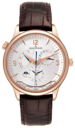 Jaeger LeCoultre Herreklokke 4122520 Master Control Sølvfarget/Lær Jaeger LeCoultre Herreklokke 4122520 Master Control Sølvfarget/Lær