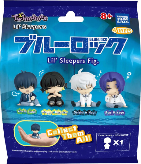 Trend Twinchees Blue Lock Lil’ Sleepers Figures Asst. - Multi/patterned - ONE SIZE