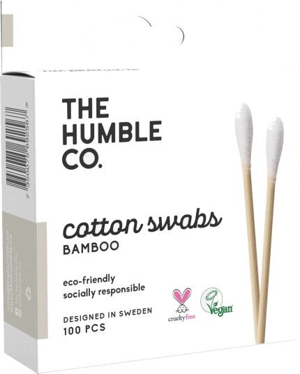 The Humble Co Humble Natural Cotton Swabs White 100pcs