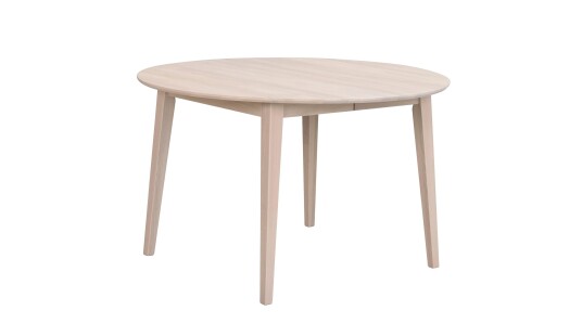 Rowico Home Filippa spisebord Hvitpigmentert eik 120 x 120 cm Natur