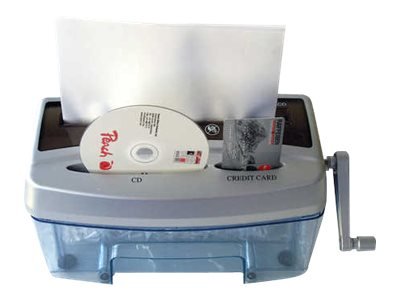 Makulator Peach Ps300-21 Cross Shredding 21 Cm 4 L Home Office/Personal P-4 Sort Blå Grå