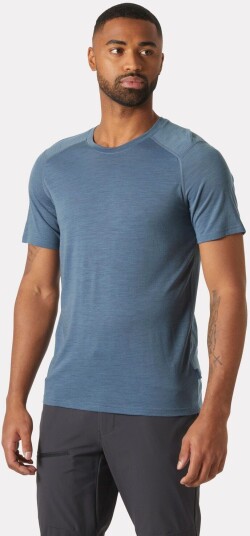 Helly Hansen HH Durawool T skjorte Herre MarineBlå S