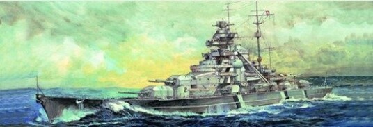 Trumpeter 1/700 Germany Bismarck Battleship 1941