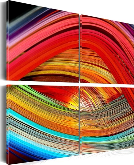 Bilde Fargeglad Dybde 80x80 Artgeist sp. z o. o.
