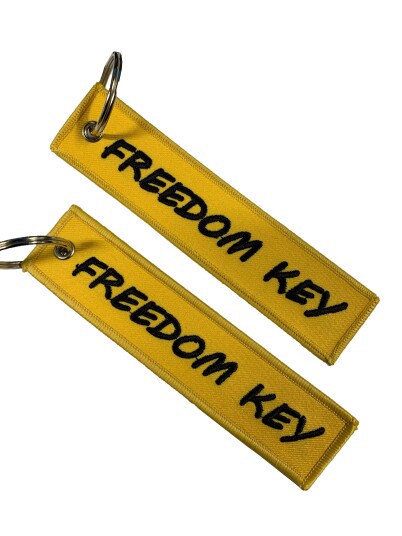 Nøkkelring Freedom key Gul Nøkkelring Freedom key Gul