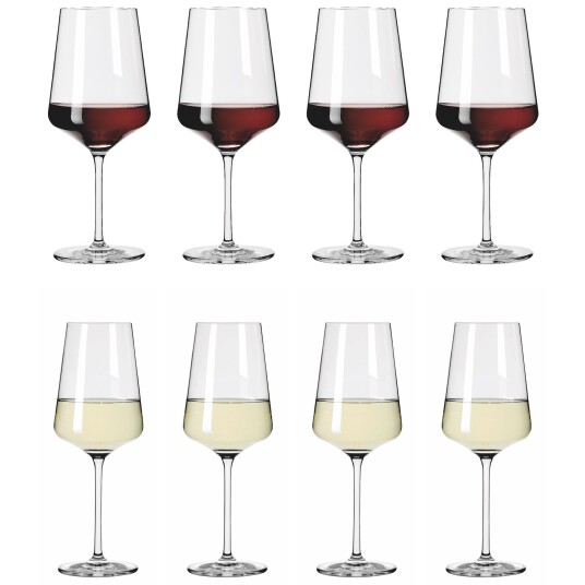 Ritzenhoff Lichtweiss rødvinhvitvinsglass 8-pack