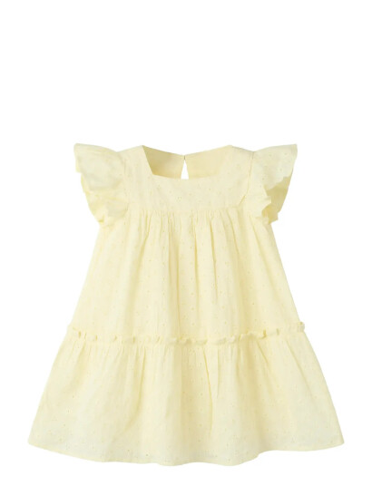 Name It Nmfdetines Ss Dress Yellow 122