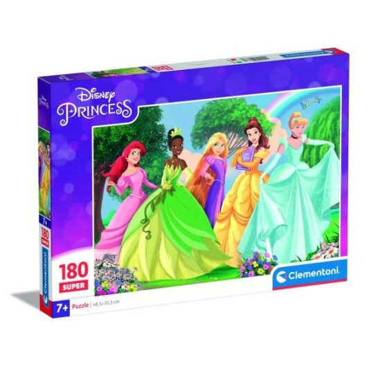 Clementoni Super Puslespill 180 Brikker Disney Prinsesser