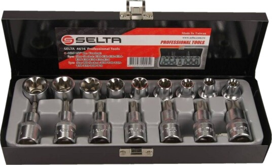 SELTA SE-4616 Pipenøkkelsett SELTA SE-4616 Pipenøkkelsett