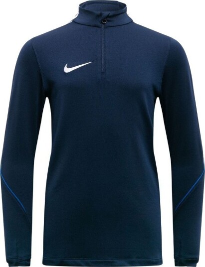 Nike Treningsskjorte Dri fit Strike Drill   Navy/hvit Barn størrelse M: 137 147 cm