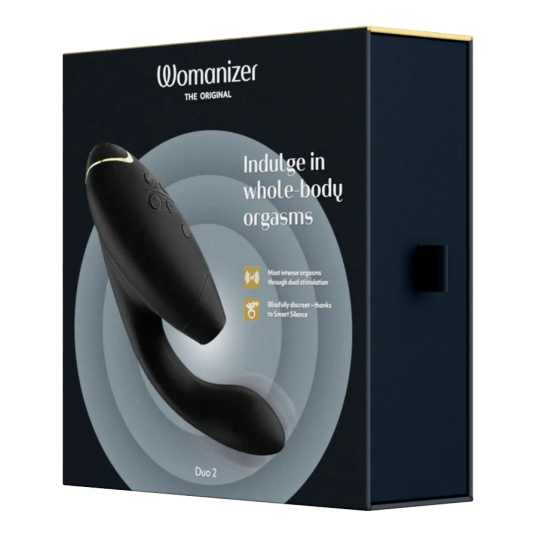 Womanizer Duo 2 G-punkt og Klitorisstimulator - Svart Womanizer Duo 2 G-punkt og Klitorisstimulator - Svart