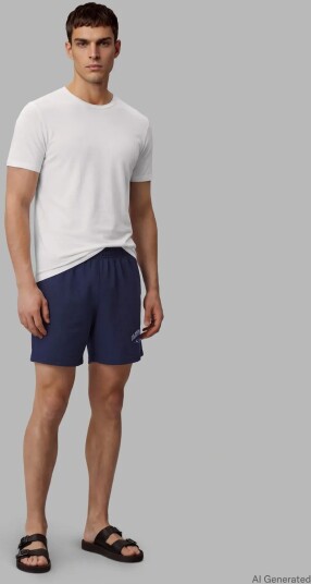 Calvin Klein Jeans Premium Terry Calvin Collegiate Navy L