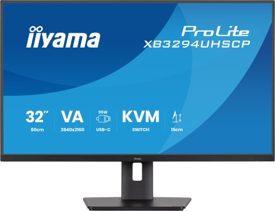 Iiyama 32" ProLite 4K UHD PC-skjerm med USB-C og 60Hz Iiyama 32" ProLite 4K UHD PC-skjerm med USB-C og 60Hz