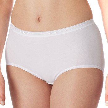 Schiesser Truser Luxury Brief Hvit bomull X Large Dame