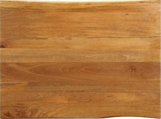 Bordplate 90x80x3,8 cm naturlig kant heltre mango 370795