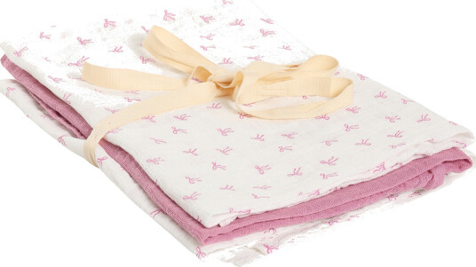 Pippi Mauve Orchid Muslin Cloth 3 Pack