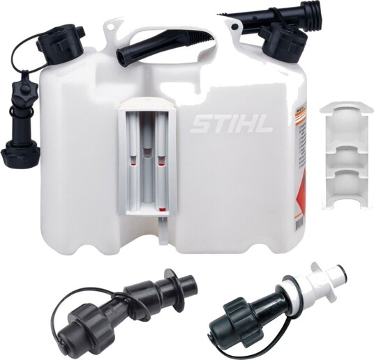 Stihl Kombikanne, transparent, holder & påfyllingssystem, 5 l/3 l Kanner og påfyllingssystem