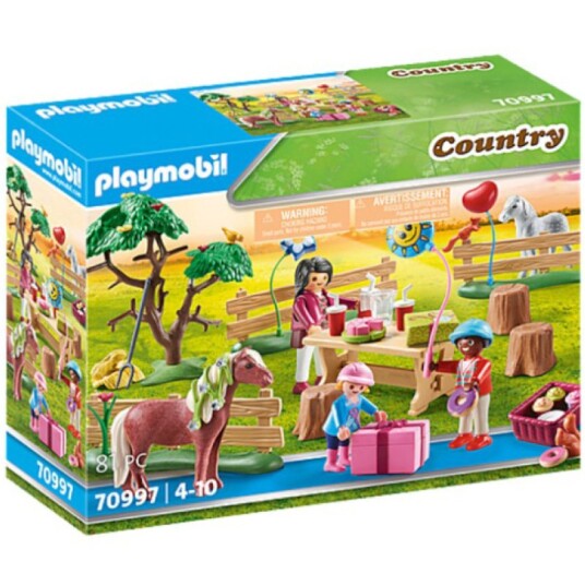 Playmobil Country Barnebursdagsfest På Ponnigården 70997