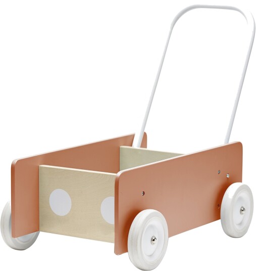 KidS Concept Lære-Å-Gå-Vogn Aprikos