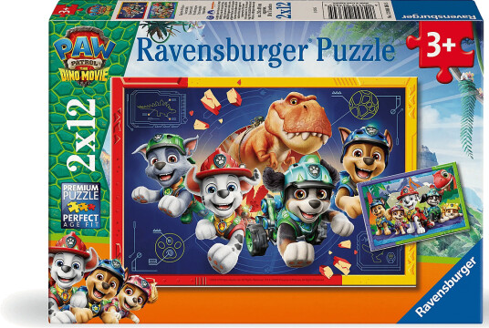 Puslespill 2X12 Paw Patrol 3 Ravensburger Puslespill 2X12 Paw Patrol 3 Ravensburger