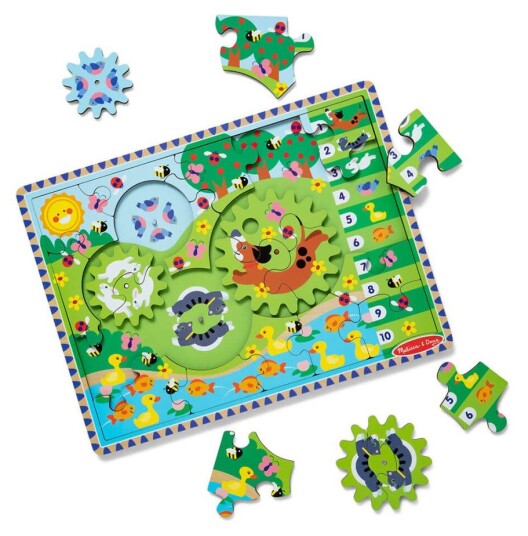 Melissa & Doug Träpuslespil 3+ år 24 Brikker Dyrejagt