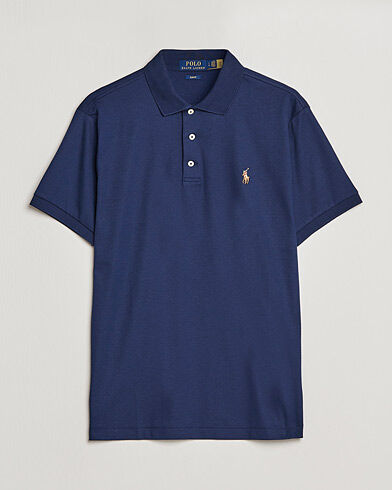 Polo Ralph Lauren Slim Fit Pima Cotton Polo Refined Navy