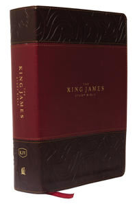 Kjv, The King James Study Bible, Leathersoft, Burgundy, Red Letter, Full-Color Edition Av Thomas Nelson