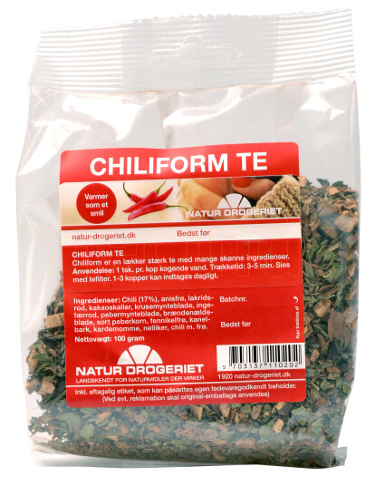 Natur Drogeriet Natur-Drogeriet Chili Form Te 100g