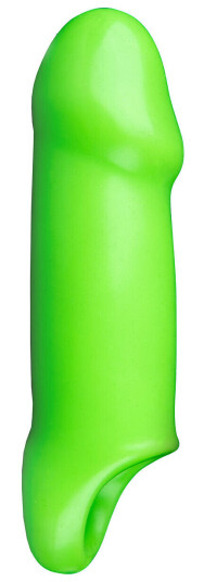 Shots Toys - Ouch! Ouch! Glow in the Dark: Smooth Thick Stretchy Penis Sleeve