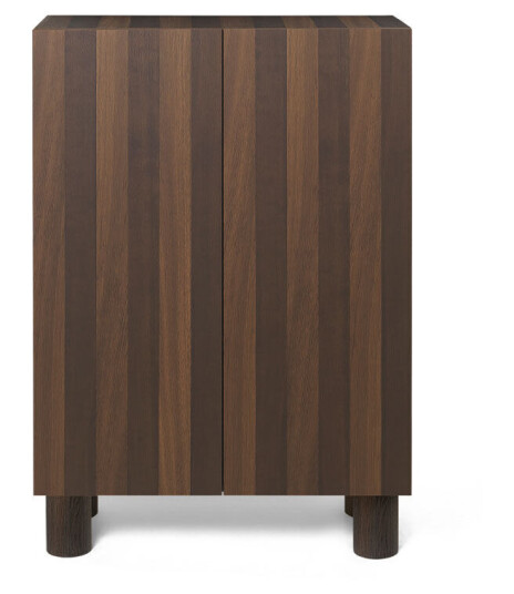 ferm LIVING Post skap oak smoked, med d?rer