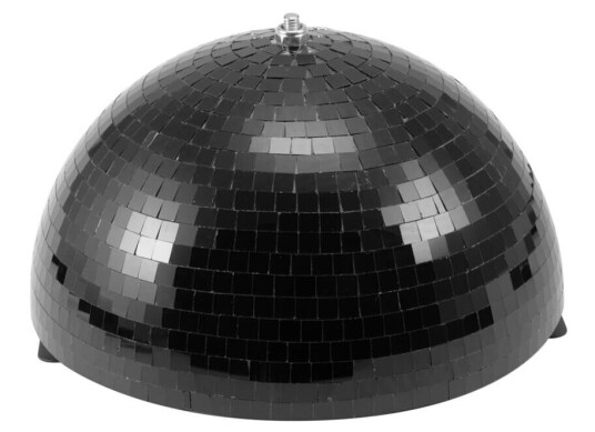 EuroLite Half Mirror Ball 30cm Svart Motorized