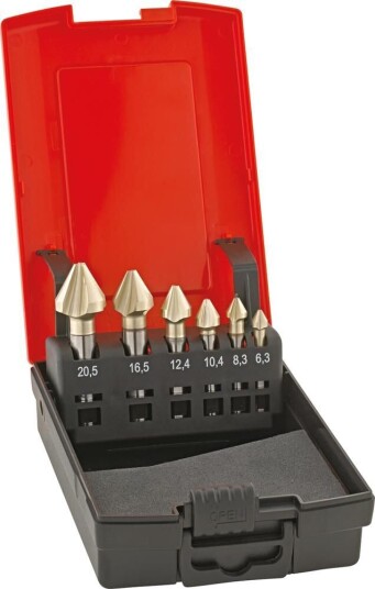 Format Konisk forsenkningssett DIN 334 HSSE 60gr 6,3-20mm