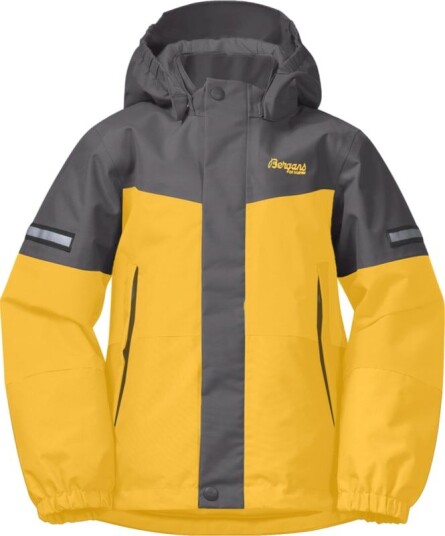Bergans Kids' Lilletind Insulated Jacket 104, Light Golden Yellow/Solid Dark Grey Bergans Kids' Lilletind Insulated Jacket 104, Light Golden Yellow/Solid Dark Grey