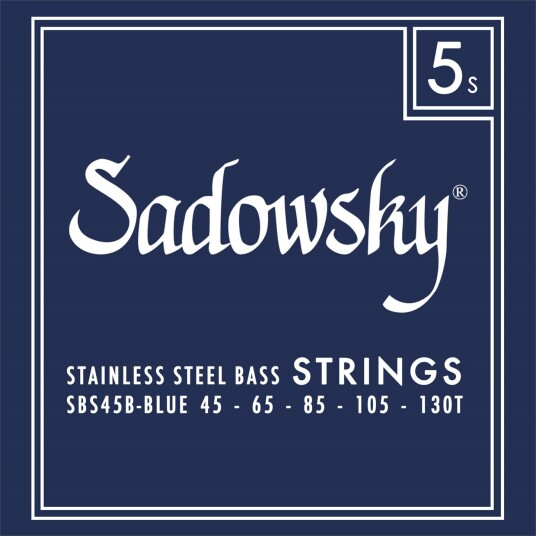 Sadowsky Blå Label Bass String Set (045-130) Taperwound, 5-String