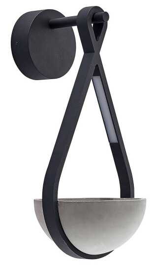 Lucande Florka utendørs LED-vegglampe Lucande Florka utendørs LED-vegglampe