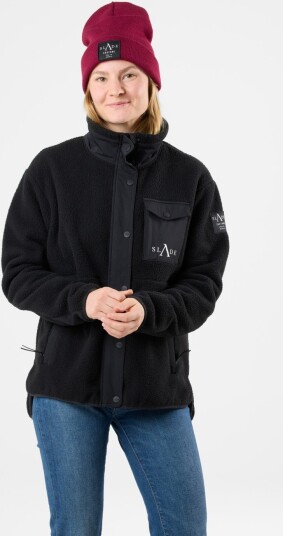 Slade Colorado Pile Jacket W Black/Black 46 Fleecetrøyer