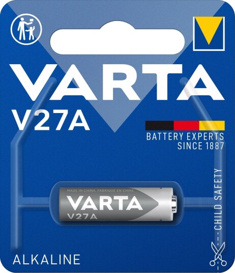 Varta V27A 12V Alkalisk Engangsbatteri - 1 stk Varta V27A 12V Alkalisk Engangsbatteri - 1 stk