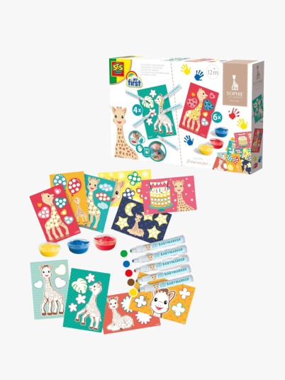 Fargeleggingssider SES Creative Sophie la girafe Fargeleggingssider SES Creative Sophie la girafe
