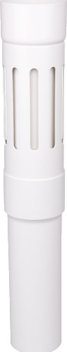 Plastmo balkongavløp Ø75mm hvit
