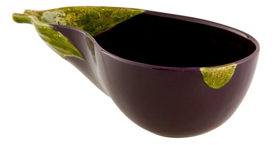 Bordallo Pinheiro  Aubergine skål 26 cm