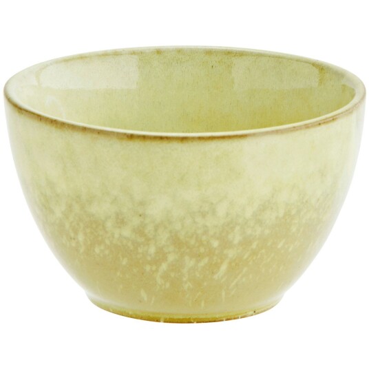 Madam Stoltz Skål Ø13 cm Grønn / Lysegul Madam Stoltz Skål Ø13 cm Grønn / Lysegul