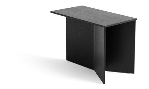 HAY Slit Wood Coffee Table Avlangt Sort