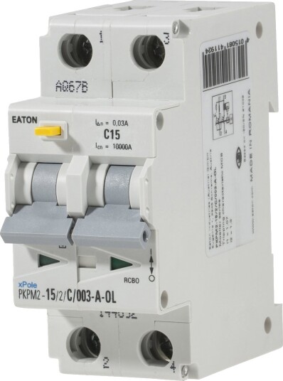 Eaton PKPM2 15A/2POL/30MA A Variant Eaton PKPM2 15A/2POL/30MA A Variant